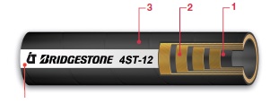 SLANG 4-WS 3/4" 350BAR Bridgestone
