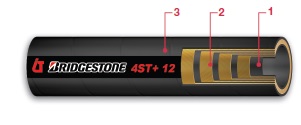 SLANG 4-WS 1.1/4&quot; 420BAR R15 Bridgestone