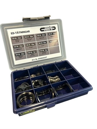 Sortimentlåda ED Tätningar 107st